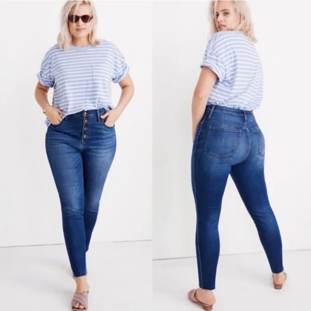 NWT, Madewell 10" High-Rise Skinny Crop Curvy Jeans